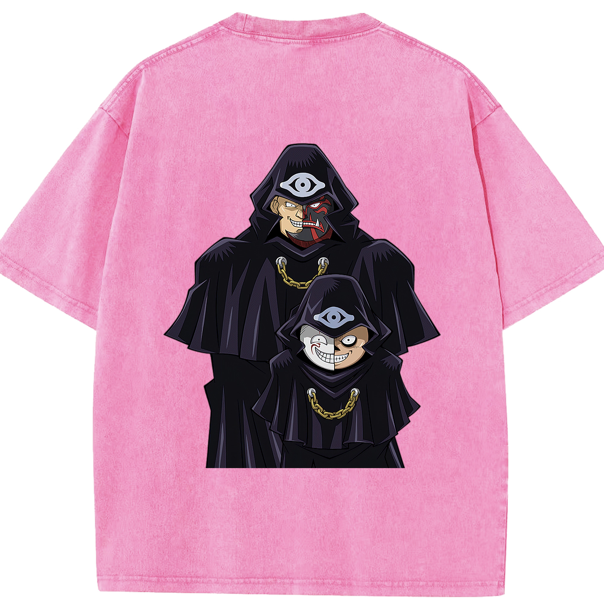 （画像用） 遊☆戯☆王 Yu-Gi-Oh! 綿100% ヴィンテージ風 半袖Tシャツ（背面プリント）